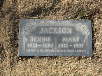 Jackson, Mary L. gravesite