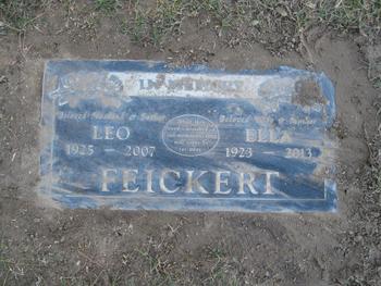 Feickert, Leo gravesite