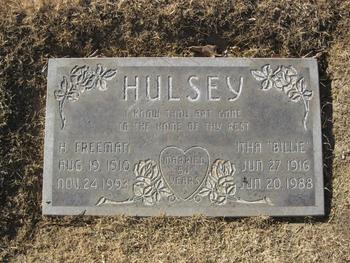 Hulsey, Henry Freeman gravesite