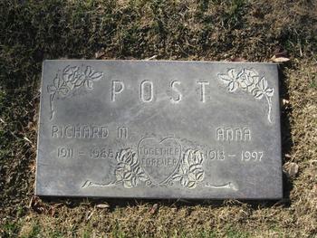 Post, Richard M. gravesite