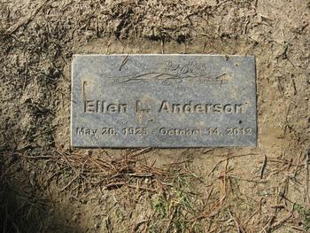 Anderson, Ellen L. gravesite