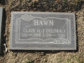 Hawn, Clair Harding gravesite