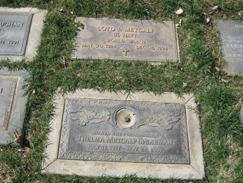 Spearman,   Thelma Metcalf gravesite