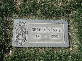 Saiz,   Cecilia G. gravesite