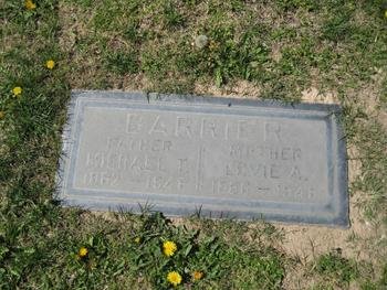 Barrier, Michael Tall gravesite