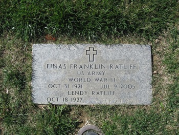 Ratliff,   Finas Franklin gravesite