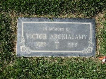 Arokiasamy, Victor gravesite