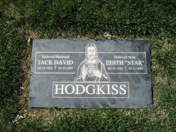 Hodgkiss, Edith ('Star') gravesite