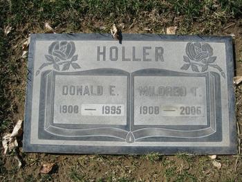 Holler, Mildred T. gravesite