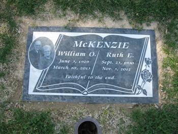 McKenzie, William O. gravesite