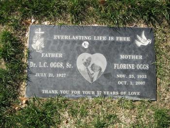 Oggs, Florine gravesite