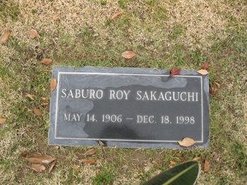 Sakaguchi,   Saburo Roy gravesite