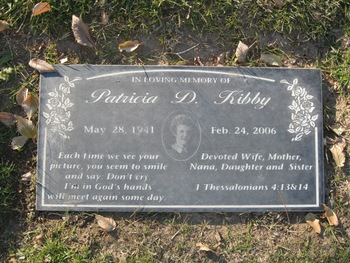 Kibby, Patricia Deanne gravesite