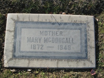 McDougall, Mary gravesite