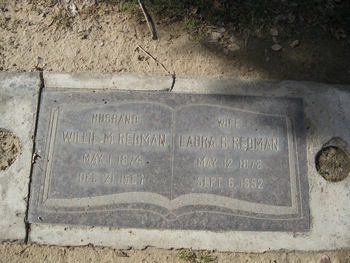 Redman, Laura Bell gravesite