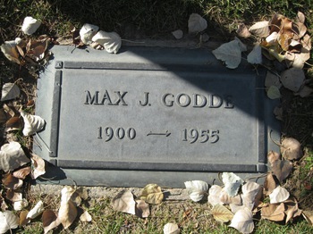 Godde, Max Joseph gravesite