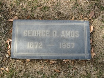 Amos, George Oramel gravesite