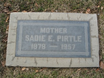 Pirtle, Sadie E. gravesite