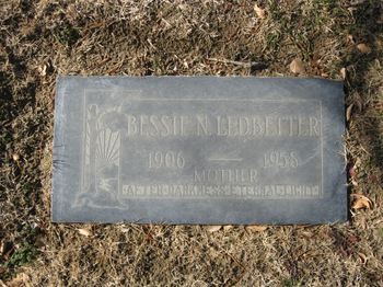 Ledbetter, Lydia Bessie gravesite
