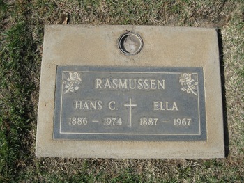 Rasmussen, Eleanor ('Ella') gravesite