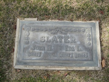 Slater, Ida L. gravesite