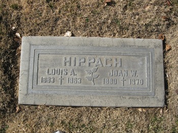 Hippach, Joan White gravesite