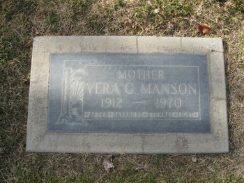 Manson, Vera Gussie gravesite