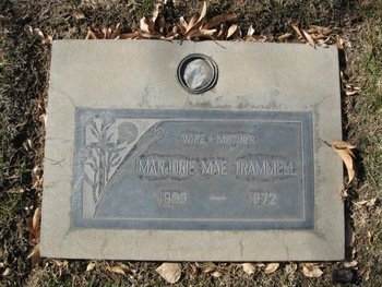 Trammell, Marjorie Mae gravesite