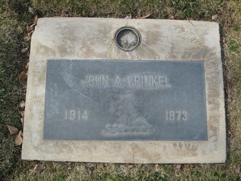 Krinkel, John August gravesite