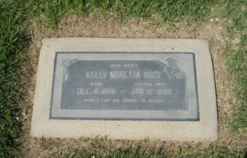 Rose, Kelly Noretta gravesite