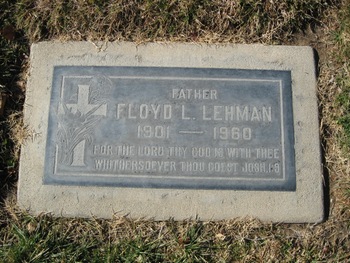 Lehman, Floyd gravesite