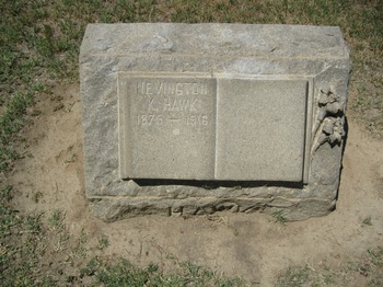 Hawk, Nevington Keene gravesite