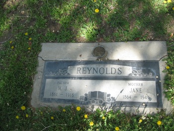 Reynolds, Maurice James gravesite