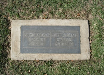 McMillan, John Taylor gravesite