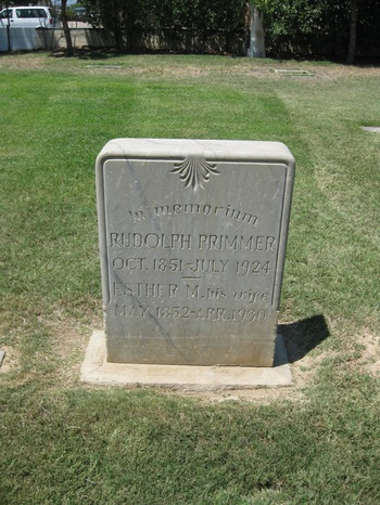 Primmer, Esther M. gravesite