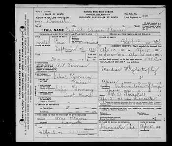 Haines, Fredrick August document