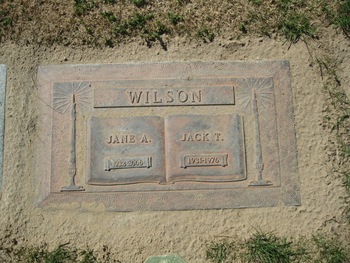 Wilson, John T. ('Jack') gravesite