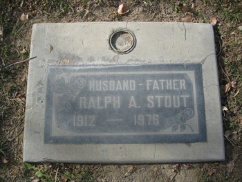 Stout,   Ralph A. gravesite