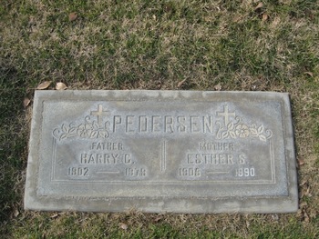 Pedersen, Harry Clifford gravesite