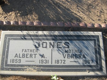 Jones, Albert Addison ('Hardpan') gravesite