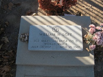 Loft,  Sgt William Horace gravesite