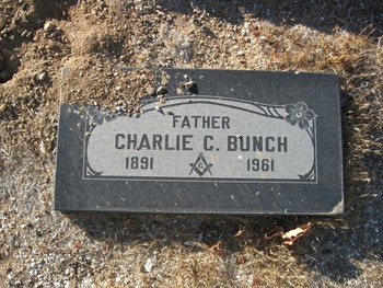 Bunch,   Charles Calvin ('Charlie') gravesite