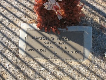Wright,   Marion Wesley gravesite