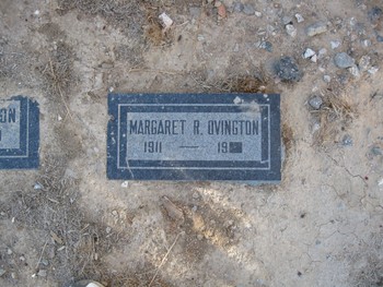 Ovington, Margaret Ruth ('Peg') gravesite