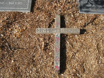 Fillingame, Thyrza Dale gravesite