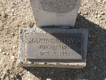 Chervin, Martin gravesite