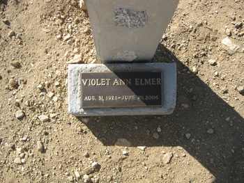 Elmer, Violet Ann gravesite