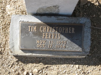 Ferris, Tim Christopher gravesite