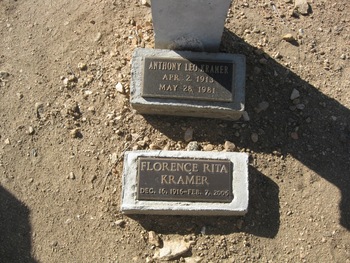 Kramer, Florence Rita gravesite